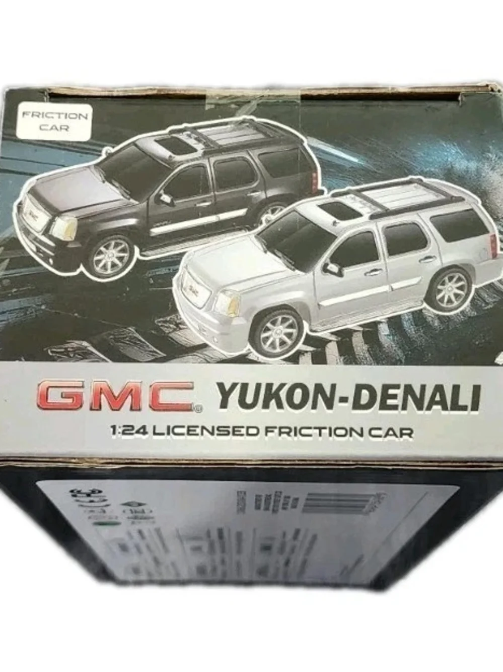 GMC Yukon Denali 1:24 Friction Car Model, Black, Ready to Go